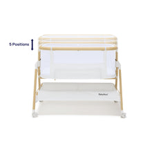 Load image into Gallery viewer, BabyRest Alfie Bedside Bassinet with FREE Mattress Protector and  Organic Bamboo Fitted Sheet
