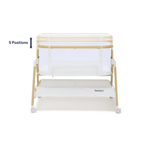 BabyRest Alfie Bedside Bassinet with FREE Mattress Protector and  Organic Bamboo Fitted Sheet