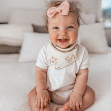 Load image into Gallery viewer, Over the Dandelions Organic Muslin Bib
