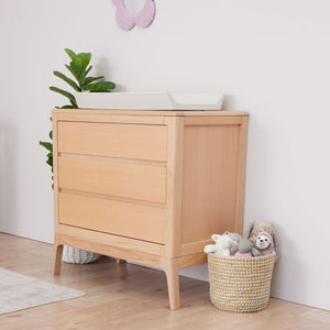 BabyRest Amara Chest 3 Drawer - Beech