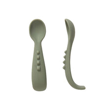 Load image into Gallery viewer, All4Ella Comfy Grip Silicone Spoons 2 pk
