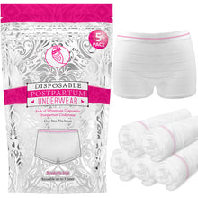 Load image into Gallery viewer, Ninja Mama Serosa Disposable Postpartum Underwear - 5 pack
