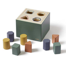 Load image into Gallery viewer, FLEXA Play Wooden Shape Sorting Box
