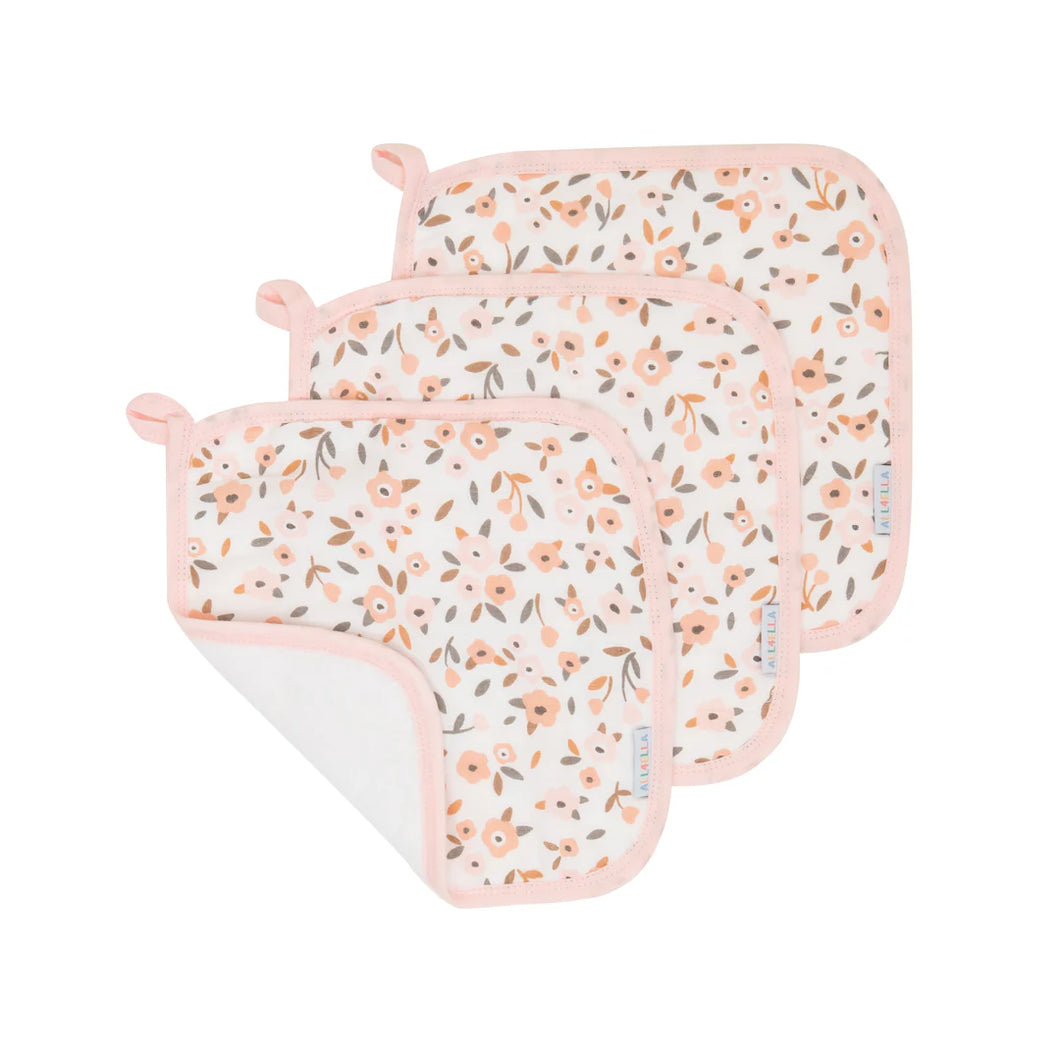 All4Ella Organic Wash Cloth - 3pk