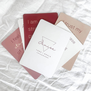 Jenise Pregnancy and Labour Affirmation Cards