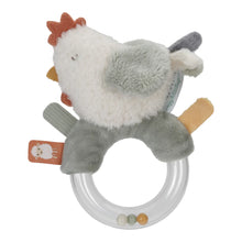 Load image into Gallery viewer, Little Dutch - Little Farm Ring Rattle Chicken
