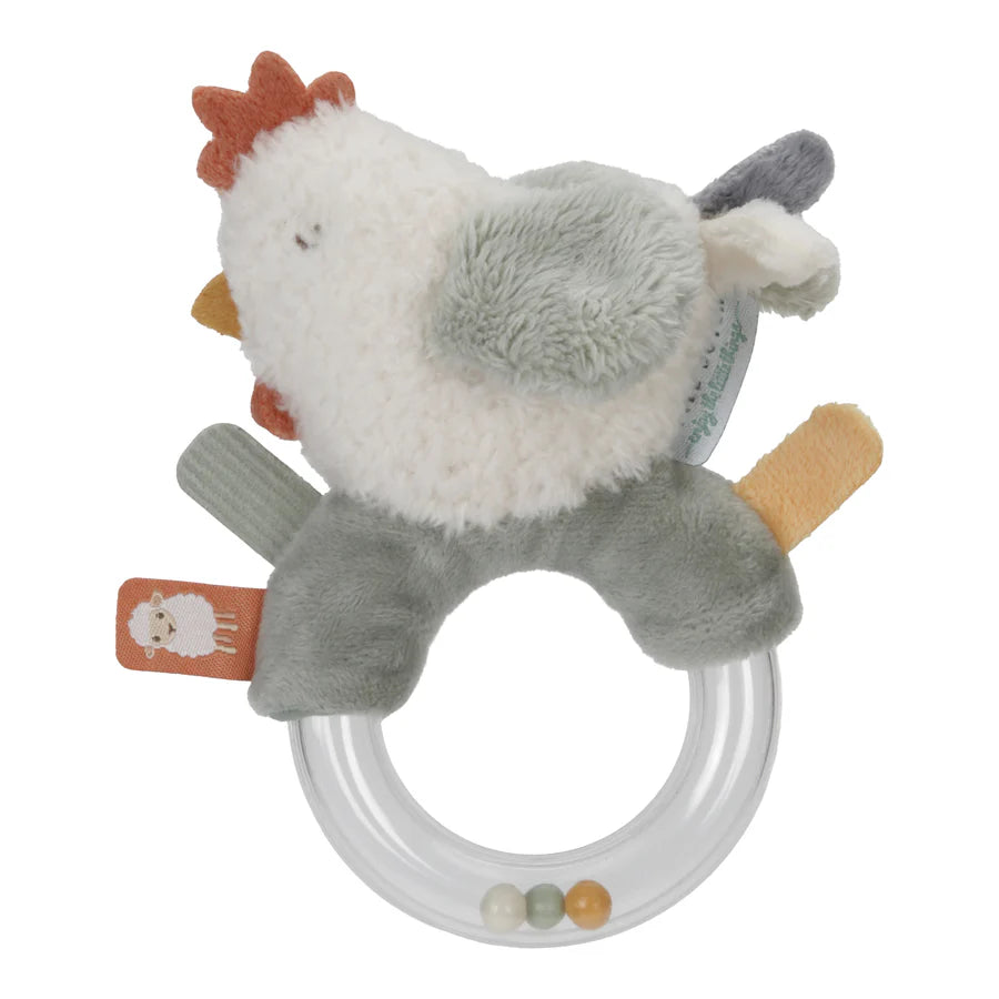 Little Dutch - Little Farm Ring Rattle Chicken