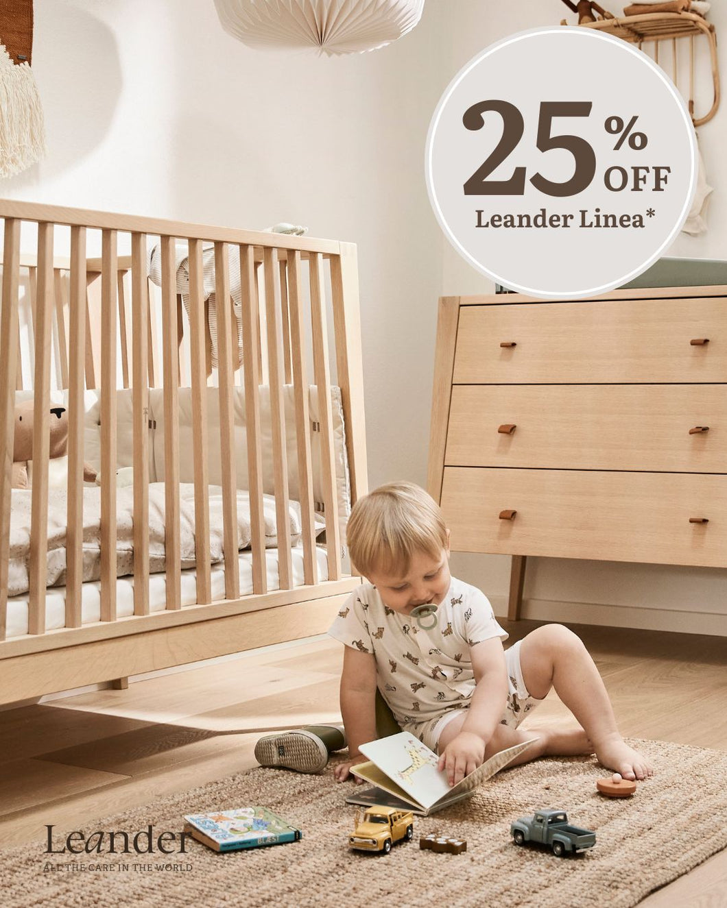 Leander Linea Cot