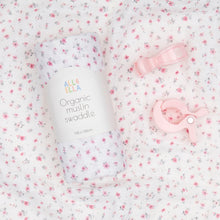 Load image into Gallery viewer, All4Ella Organic Cotton Muslin Swaddle &amp; Pram Peg x 2 Gift Set
