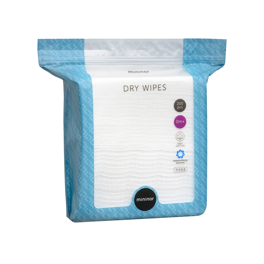 Mininor Dry Wipes (organic)