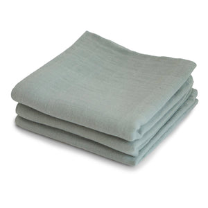 Mushie Organic Cotton Muslin Cloth 3pk