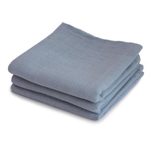 Load image into Gallery viewer, Mushie Organic Cotton Muslin Cloth 3pk
