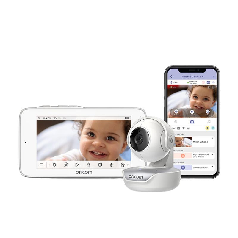 Oricom 5” Smart HD Touchscreen Nursery Pal Premium Baby Monitor (OBH36T)
