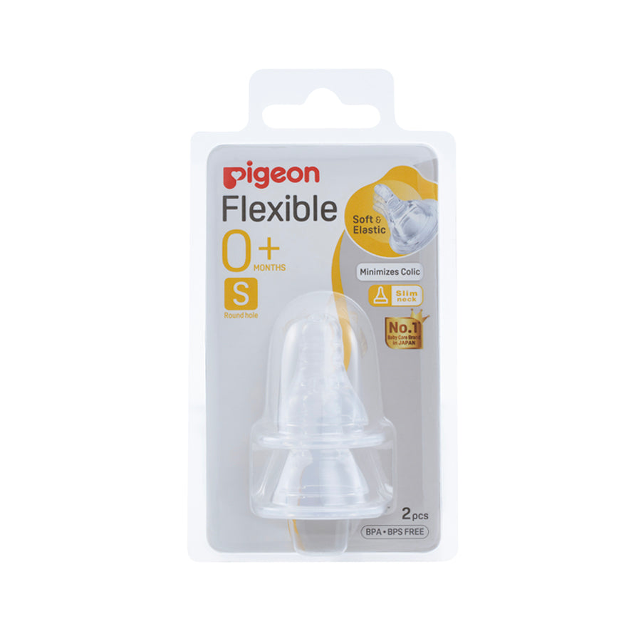 Pigeon Flexible Teat, 2 pack - Slim Neck