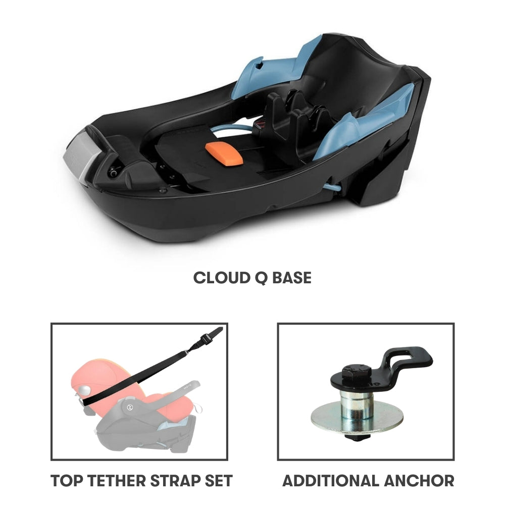 Cybex Cloud Q Additional Base + Top Tether Kit