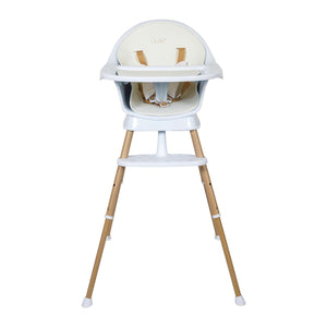 Quax Ultimo 3 High Chair - White / Natural