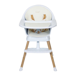 Quax Ultimo 3 High Chair - White / Natural