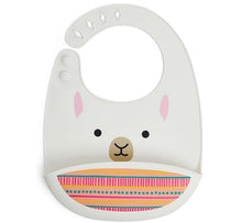 Load image into Gallery viewer, Skip Hop Zoo Fold &amp; Go Silicone Bib
