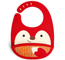 Load image into Gallery viewer, Skip Hop Zoo Fold &amp; Go Silicone Bib
