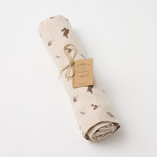 Load image into Gallery viewer, Over the Dandelions Organic Muslin Swaddle
