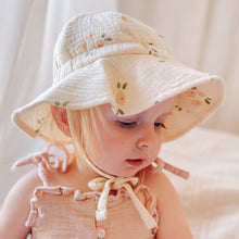 Load image into Gallery viewer, Over the Dandelions Organic Muslin Hat
