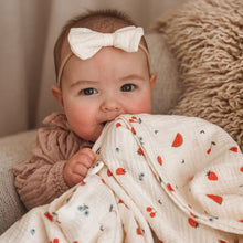 Load image into Gallery viewer, Over the Dandelions Organic Muslin Swaddle
