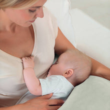 Load image into Gallery viewer, Theraline Plushy Moon Cuddle &amp; Nursing Pillow - Cream
