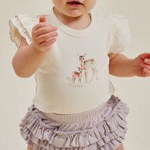 Load image into Gallery viewer, Aster &amp; Oak Iris Pointelle Ruffle Bloomers - Lavender
