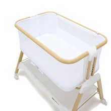 Load image into Gallery viewer, BabyRest Alfie Bedside Bassinet with FREE Mattress Protector and  Organic Bamboo Fitted Sheet
