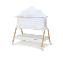 Load image into Gallery viewer, BabyRest Alfie Bedside Bassinet with FREE Mattress Protector and  Organic Bamboo Fitted Sheet
