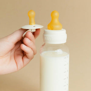 BIBS Baby Bottle Complete Set Silicone - Ivory