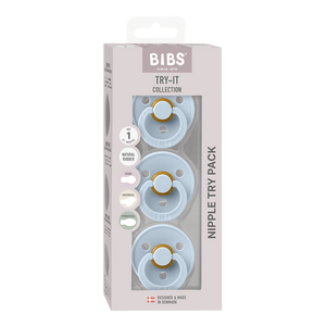BIBS Nipple Try-it Pack - Size 1