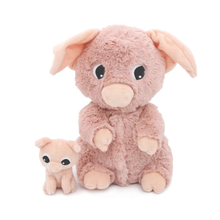 Load image into Gallery viewer, Les Ptipotos Mum &amp; Baby Plush Toys - FARM
