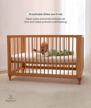 Load image into Gallery viewer, Lyra Convertible Cot Beechwood
