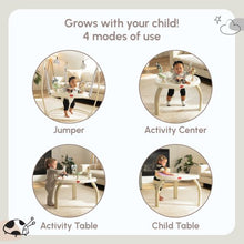 Load image into Gallery viewer, Tiny Love Black &amp; White Decor 4-in-1 Jump &amp; Play Activity Centre
