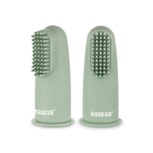 Haakaa Silicone Finger Toothbrush - 2pk