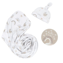 Load image into Gallery viewer, Living Textiles Hello World Gift Set - Happy Sloth
