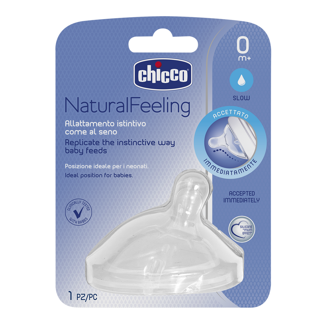 Chicco Natural Feeling Silicone Teat 1pk