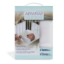 Load image into Gallery viewer, Airwrap Mesh Cot Liner 4 Sides White
