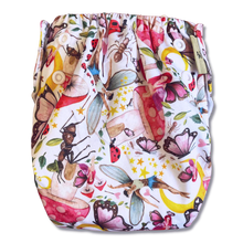 Load image into Gallery viewer, Earthside Eco Bum &#39;Enchanted&#39; OSFM Side Snapping Cloth Nappy
