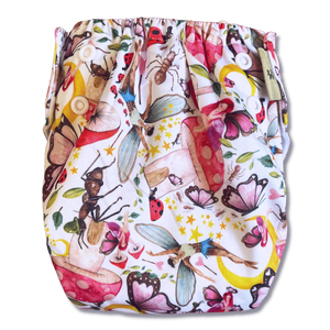Earthside Eco Bum 'Enchanted' OSFM Side Snapping Cloth Nappy
