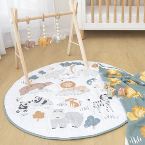 Lolli Living Round Playmat with Milestone Cards