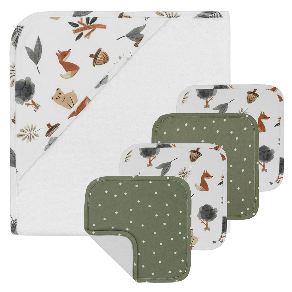 Living Textiles 5-Piece Bath Gift Set