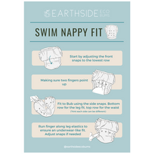 Load image into Gallery viewer, Earthside Eco Bum &#39;Enchanted&#39; OSFM Reusable Swim Nappy
