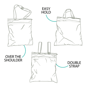 Earthside Eco Bums 'Bush Magic' Premium Double Pocket Wet Bag