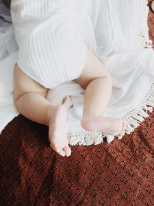 Mini & Me Diamond Knit Baby Blanket