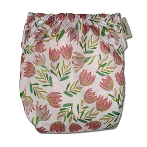 Earthside Eco Bums 'Summer Sunset' OSFM Side Snapping Cloth Nappy