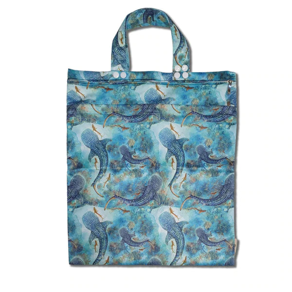 Earthside Eco Bums 'Ningaloo Dreaming' Premium Double Pocket Wet Bag