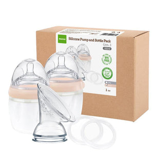 Haakaa Generation 3 Silicone Pump and Bottle Pack