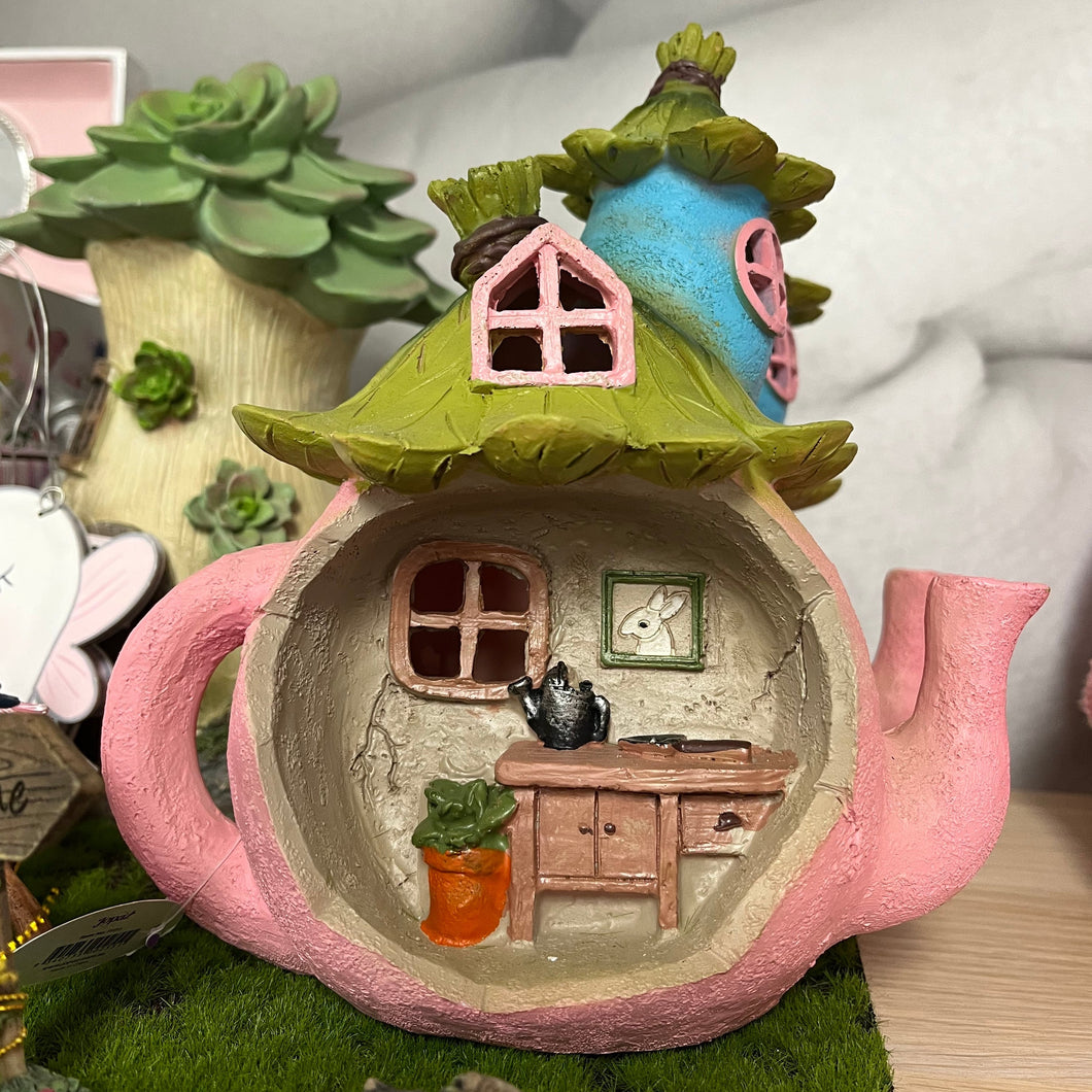 Jopaz Teapot Fairy House Nightlight